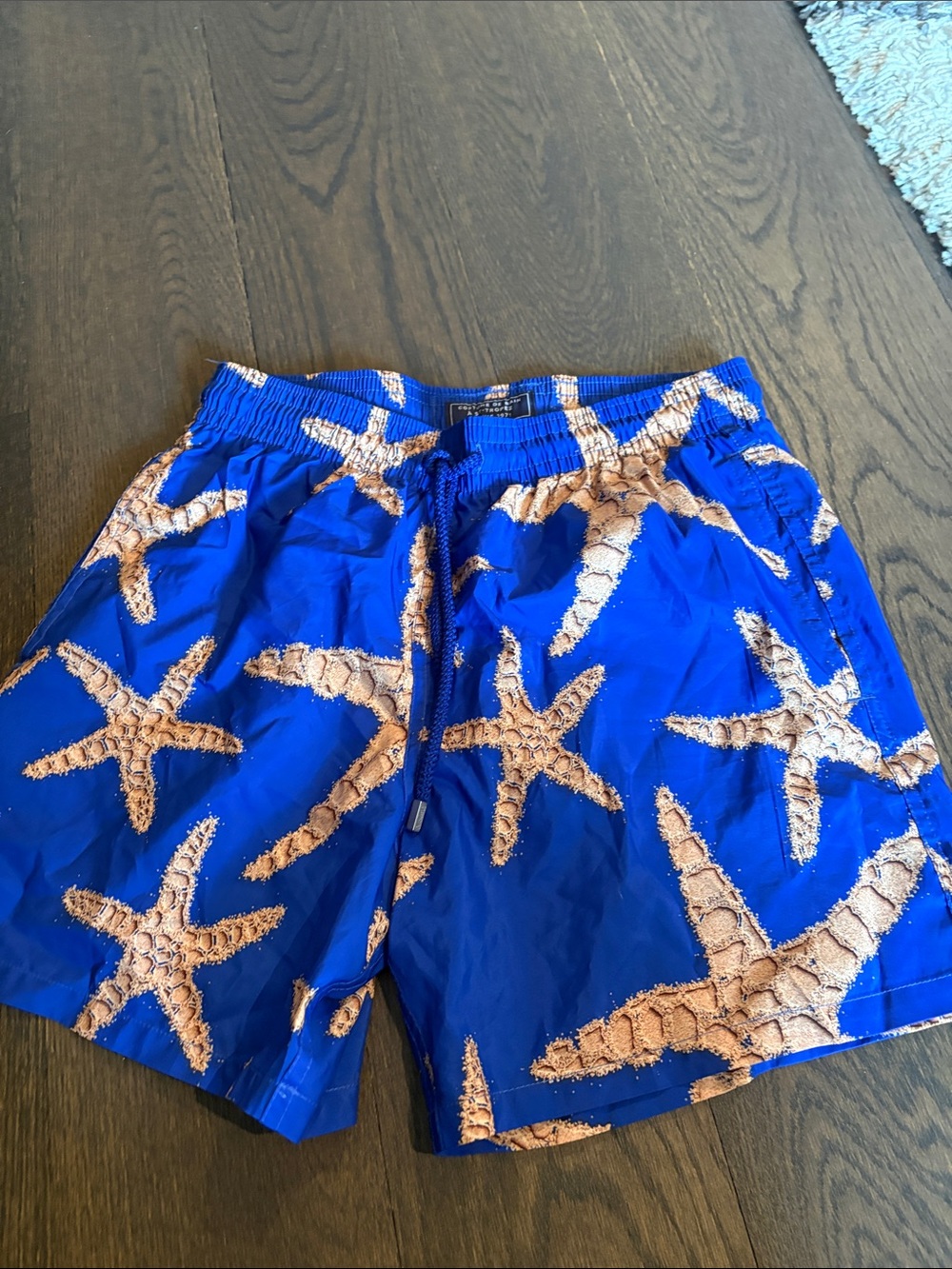 Vilebrequin Men's Blue Starfish Print Swim Shorts